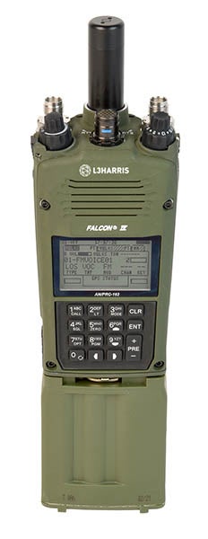 AN/PRC-163 Multi-channel Handheld Radio | L3Harris® Fast. Forward.