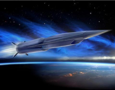 Hypersonic missiles flies 