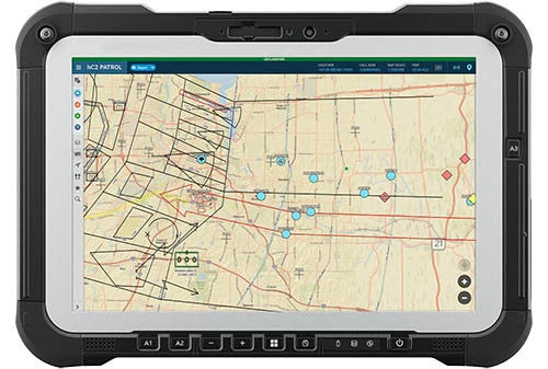 L3Harris hC2™ PATROL on tablet