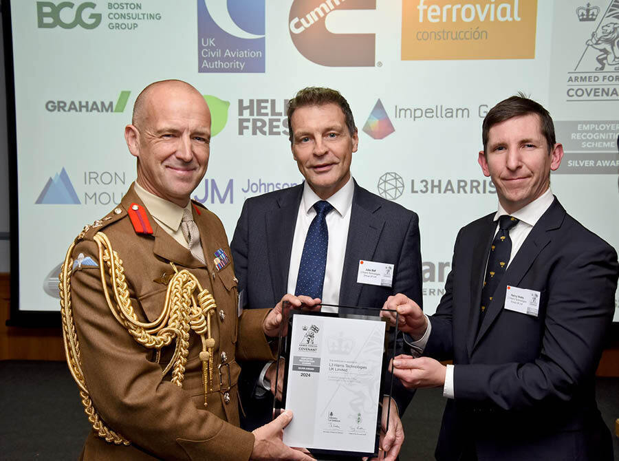 L3Harris Achieves UK Defence Employer Recognition Award