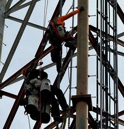 Hurricane Preparedness Support - workers on line