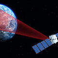 GPS spotlights area on earth in red