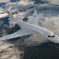 Airborne Early Warning and Control aircraft rendering