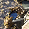Soldier messaging on tablet using ARGUS HF radio