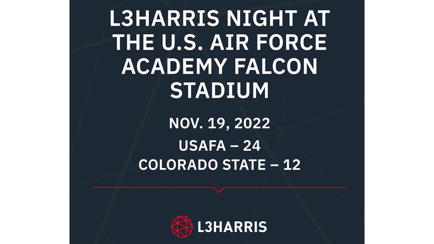 United States Air Force Academy L3Harris Night 2022 | L3Harris® Fast ...