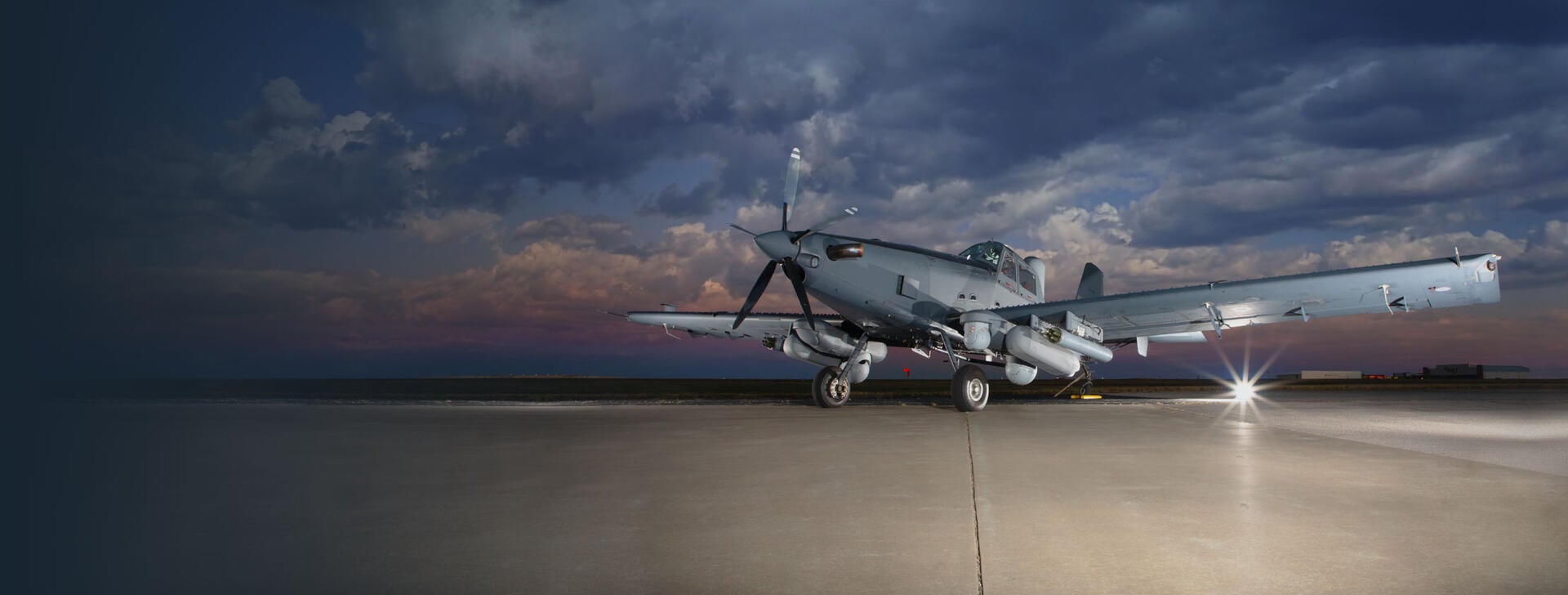 Sky Warden at sunset