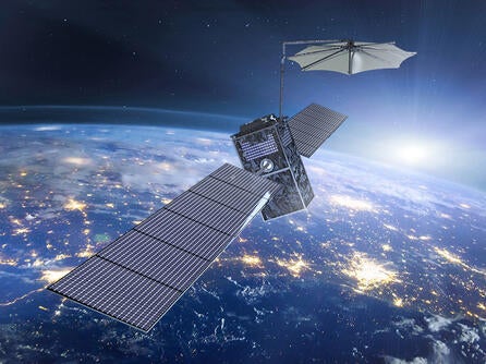 Novel design and rigorous testing and analysis yield a compact launch configuration that maximizes the deployed diameter to provide superior performance. Image credit: L3Harris Technologies