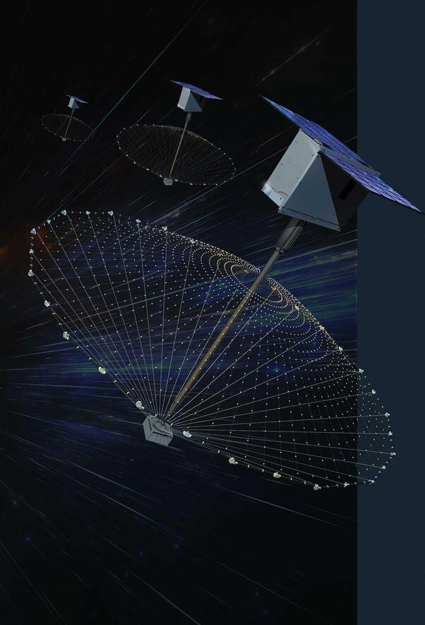 L3Harris space domain contact page cover antenna in space