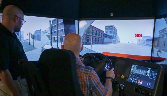 TransitSim™ Bus Driver Training Simulator