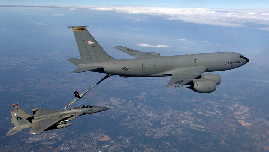 RC-135 in the air