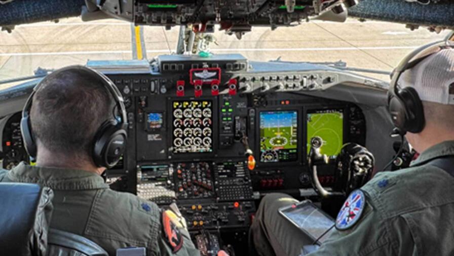 KC-135 cockpit