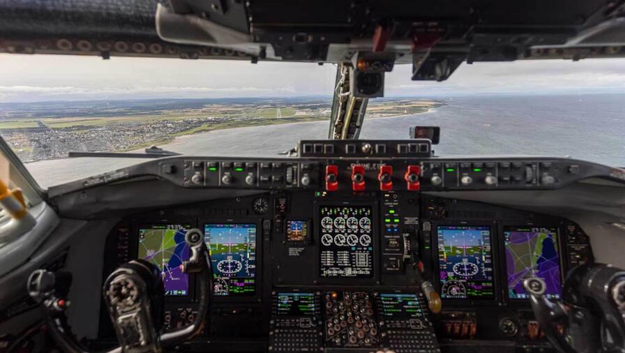 KC-135 cockpit